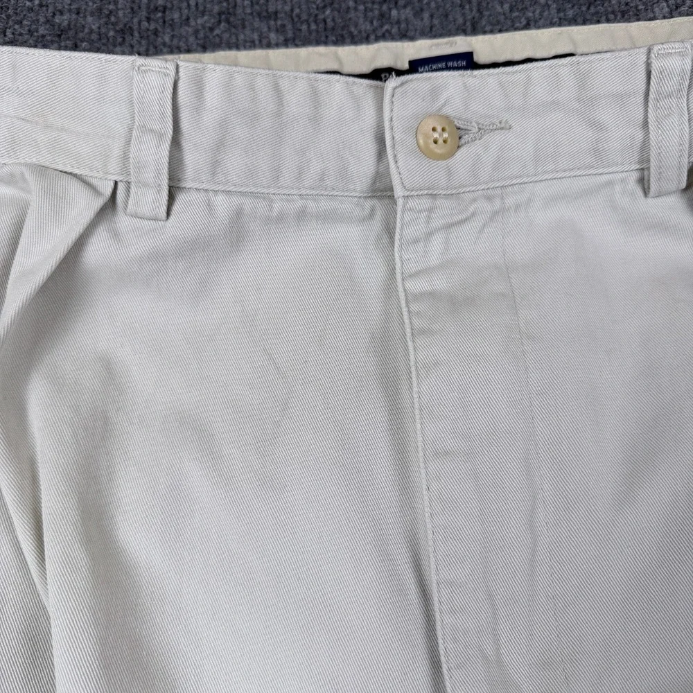 Vintage Polo Ralph Lauren Andrew Pants Mens 34x30 Beige Pleated Chino 90s